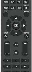 LONPOO Replacement Audio Remote Control for LP-099 Compact Multi Region DVD CD Disc Player | Versatile Functionality | C